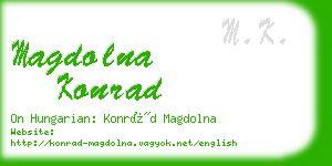 magdolna konrad business card